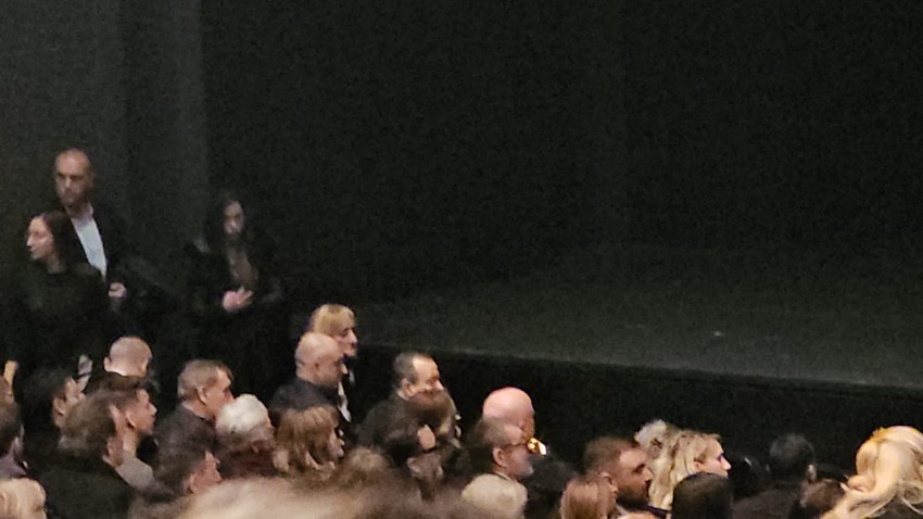 Porodica Žarka Lauševića na njegovoj komemoraciji