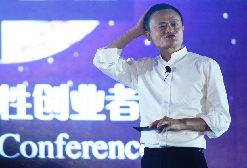 Jack Ma - chiński biznesmen oraz filantrop, założyciel oraz prezes wykonawczy Alibaba Group