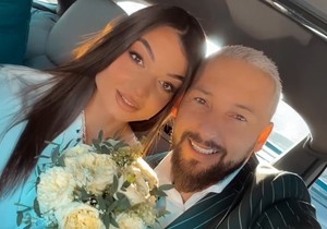 Dino Dizdarević sa ženom