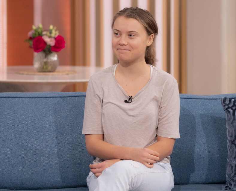 Greta Thunberg podczas promocji książki, 2022 r.