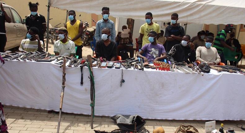 Police arrest 48 suspects over armed robbery, kidnapping other criminal offences