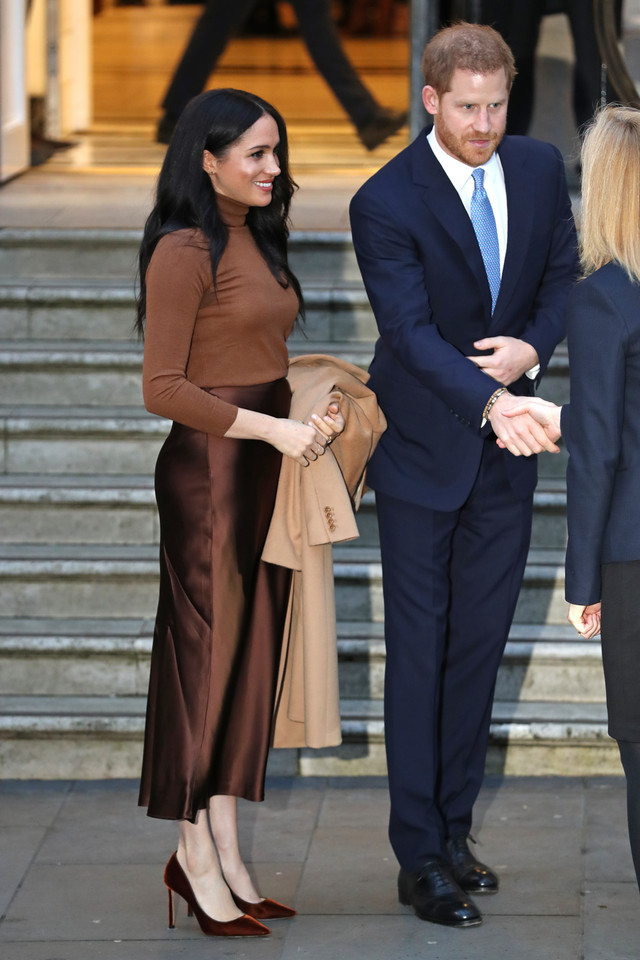 Meghan Markle i książę Harry na pierwszym oficjalnym spotkaniu w 2020 roku