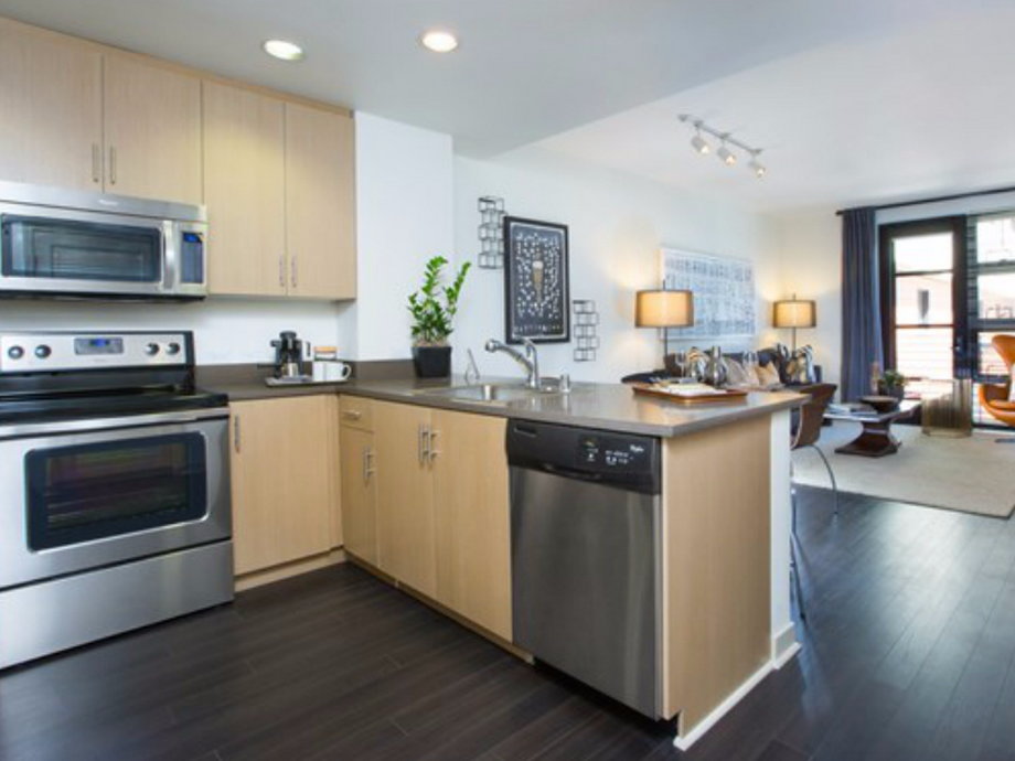 13. 94158: In Mission Bay, San Francisco, you can hang your hat at this open-plan contemporary spot for $3,995 a month.