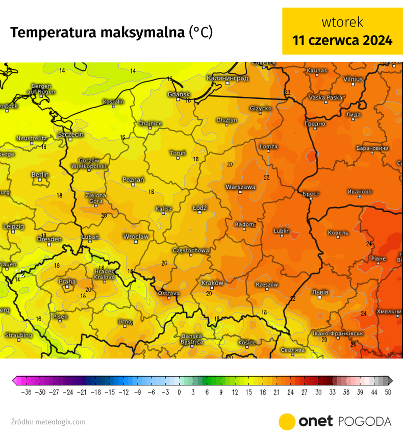 Na Pomorzu będzie chłodno. Wyższe temperatury zapowiadamy na wschodzie