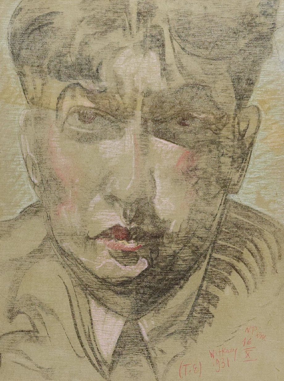 Stanisław Witkiewicz (Witkacy) - "Portret mężczyzny", 1931