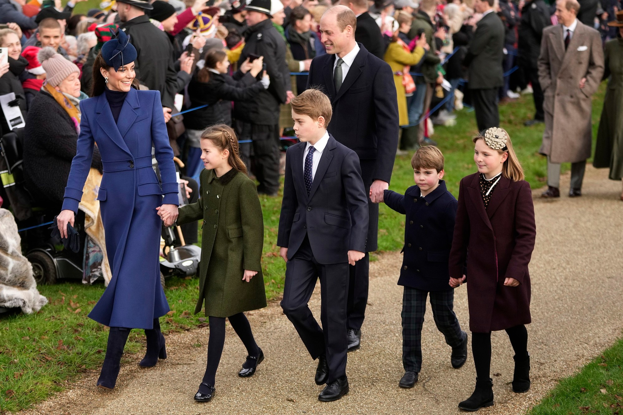Kate a William s rodinou.