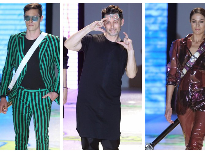 Boško Jakovljević na reviji i modeli iz njegove nove kolekcije