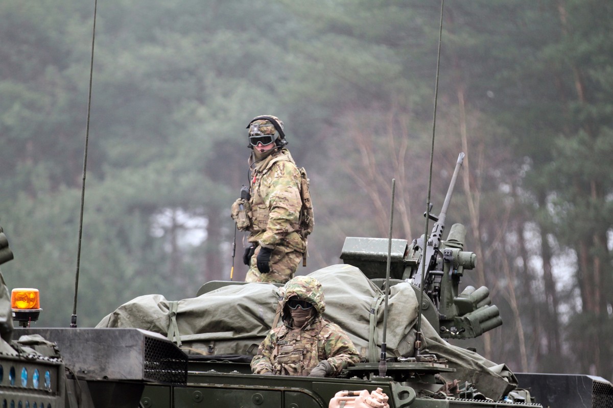 "Marsz Dragonów" - amerykańscy żołnierze w trakcie przejazdu przez Polskę