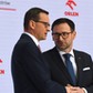 Premier Mateusz Morawiecki i prezes Orlenu Daniel Obajtek