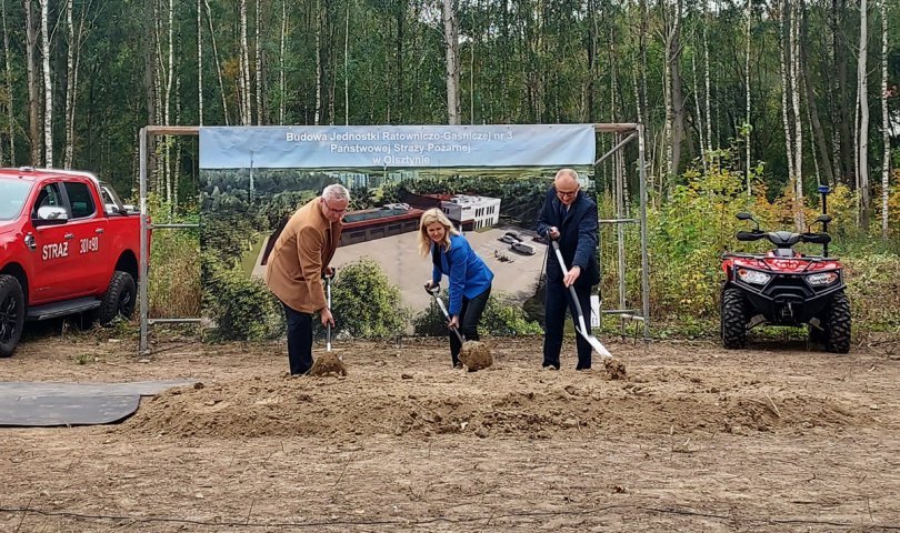 Jednostka straży pożarnej na Pieczewie coraz bliżej. Odbyła się uroczysta inauguracja