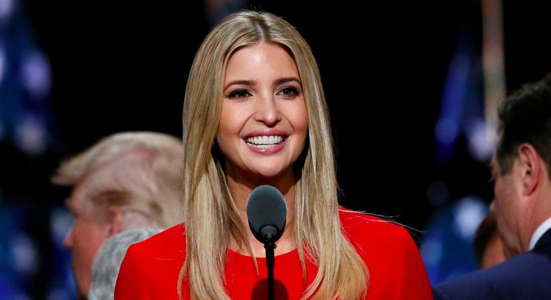 Ivanka Trump, Trump's eldest daughter.