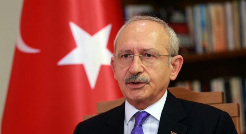 Kemal Kilicdaroglu, head of Turkey's Republican People's Party