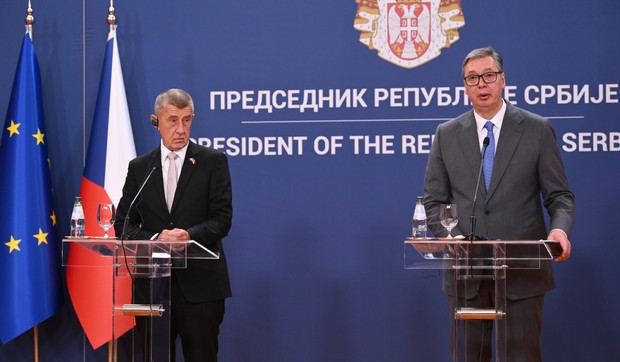 Aleksandar Vučić, Andrej Babiš 