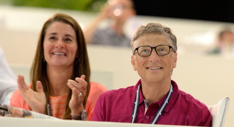 Bill and Melinda Gates.
