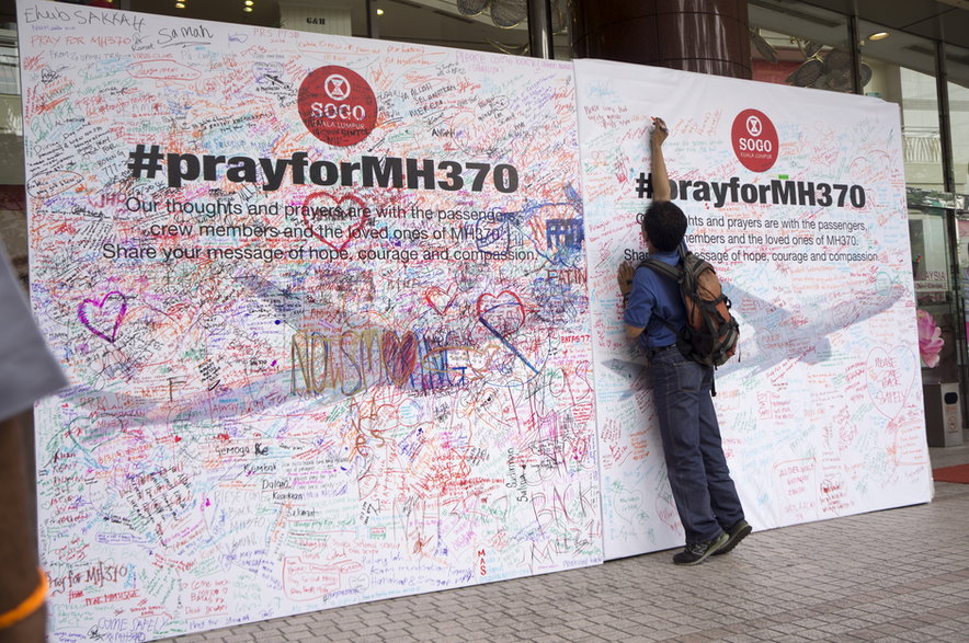Tablica pamięci ofiar MH370