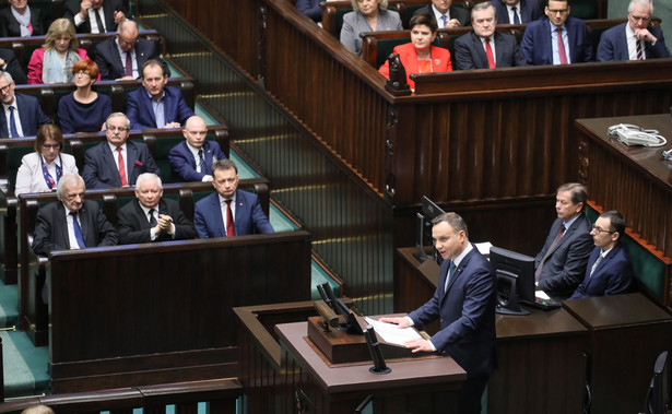 Orędzie prezydenta Andrzeja Dudy przed Zgromadzeniem Narodowym [DOKUMENTACJA]