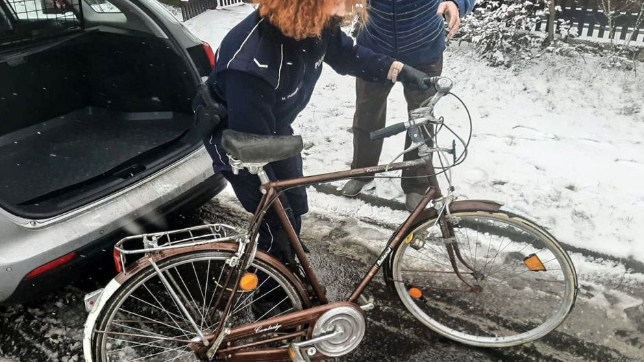 Sierżant Michalina Purwiel - dzielnicowa z Komendy Powiatowej Policji w Żaganiu