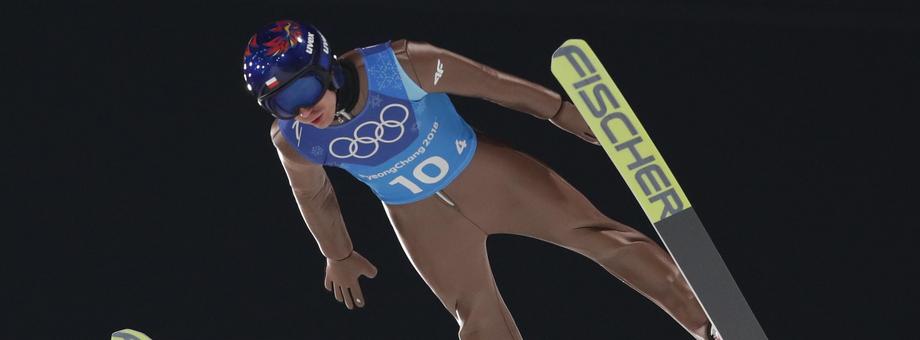 Kamil Stoch Igrzyska Olimpijskie infografika skoki narciarskie