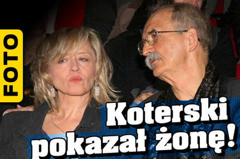 Koterski pokazał żonę. FOTO