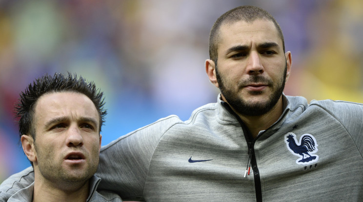 Valbuena (balról) és Benzema kibékülhet/Fotó: AFP