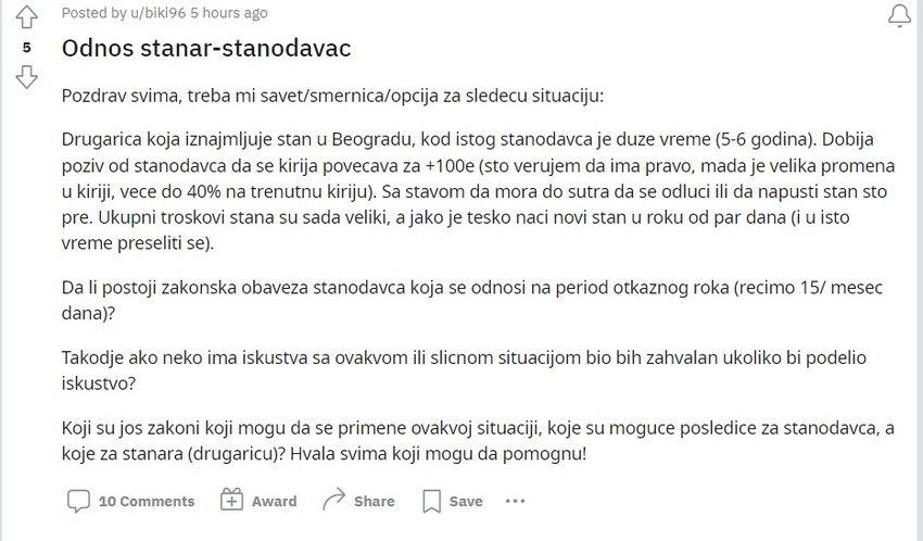 iskustvo Beograđanke