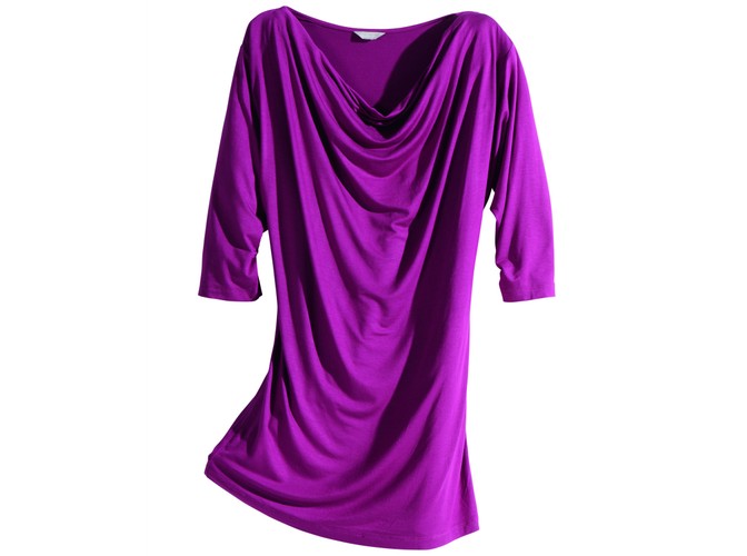 T-shirt z rękawem 3/4 - mieszanka wiskozy