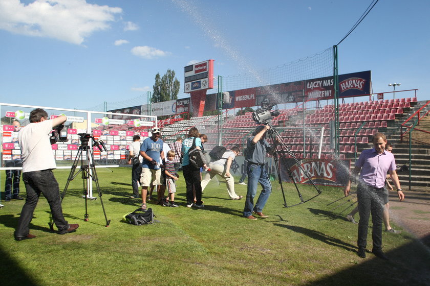 Pierwszy trening Widzewa po przerwie urlopowej