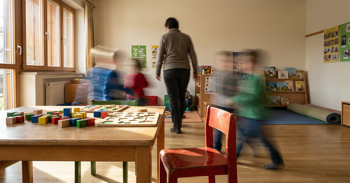 Personalmangel-in-Bayerns-Kitas-Jede-zehnte-unter-kritischer-Grenze
