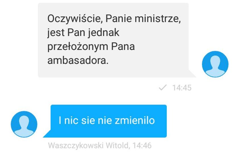 Rozmowa dziennikarza z ministrem