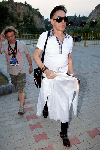 Jan Borysewicz na backstage'u