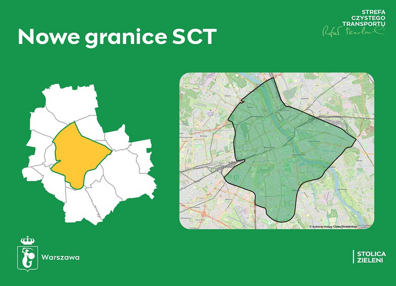 Strefa czystego transportu (SCT) w Warszawie - projekt