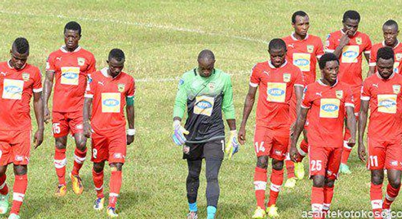 Asante Kotoko were handed their first home league defeat of the season by New Edubiase on Saturday at the Baba Yara Sports Stadium, Kumasi on match day 9 of the Ghana Premier League.