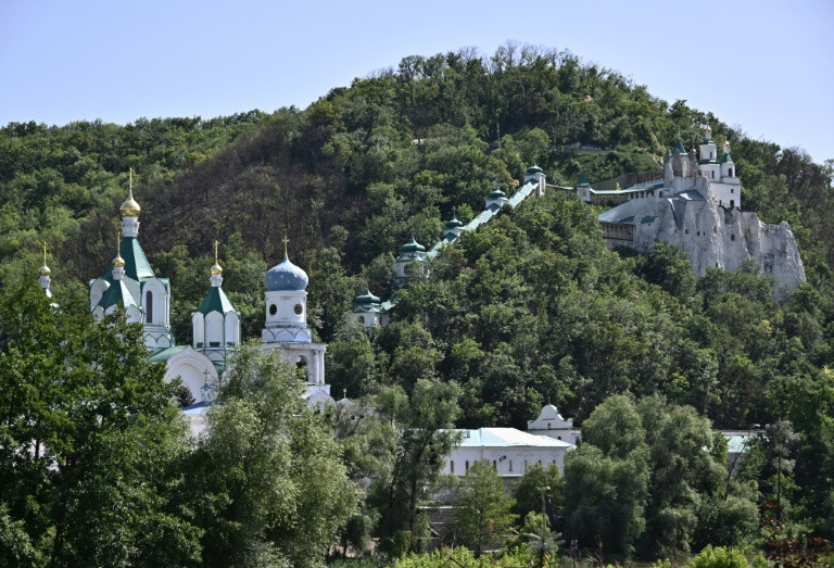 Klasztor prawosławny w Świętogórsku został uszkodzony w wyniku walk