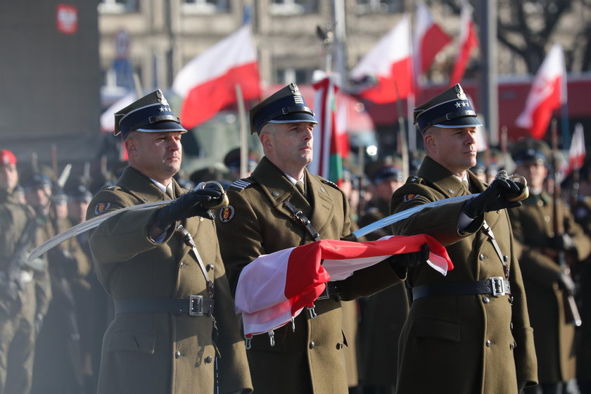 Uroczystości na placu Piłsudskiego