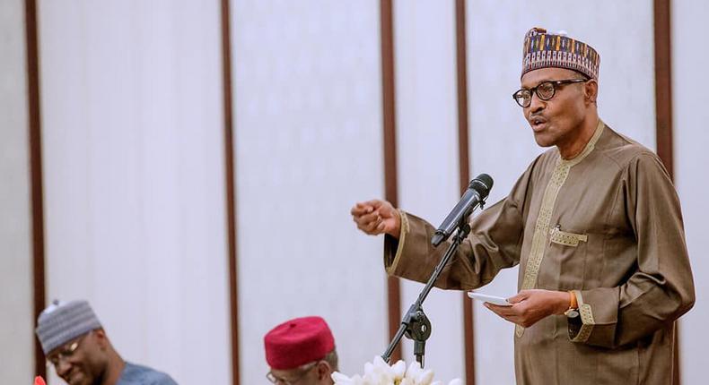 Buhari says he'll like to leave something behind after eight years in office.