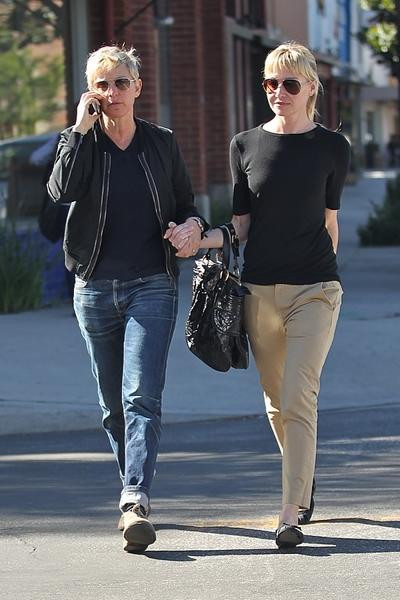 Ellen DeGeneres i Portia de Rossi na zakupach w Los Angeles