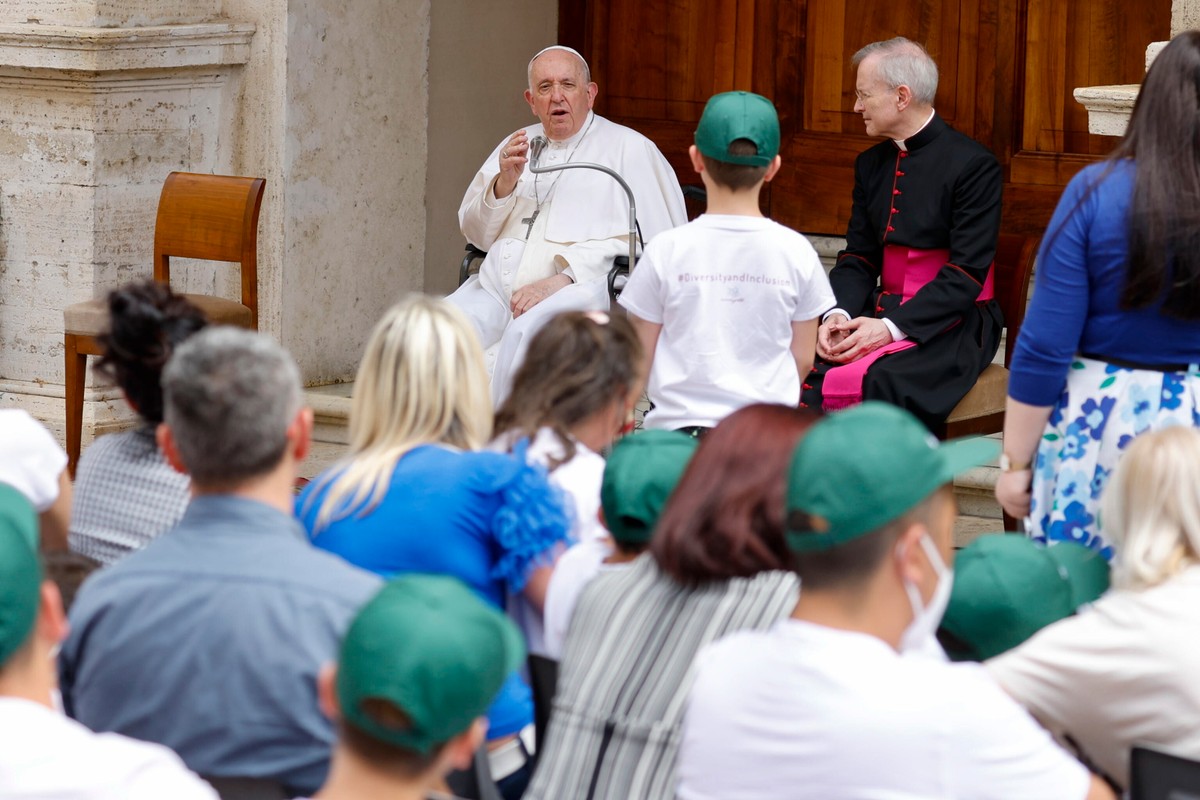 Spotkanie papieża Franciszka z dziećmi
