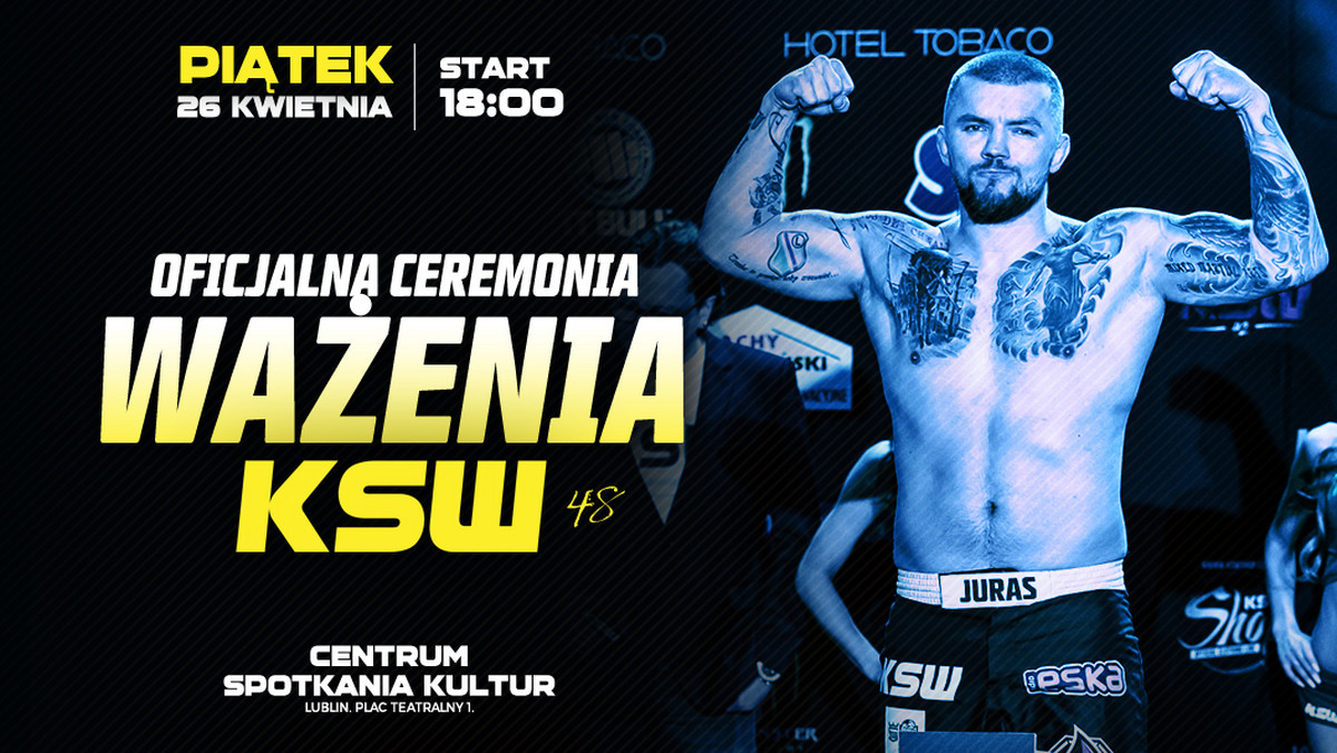 Oficjalna ceremonia ważenia przed galą KSW 48 w Lublinie | KSW