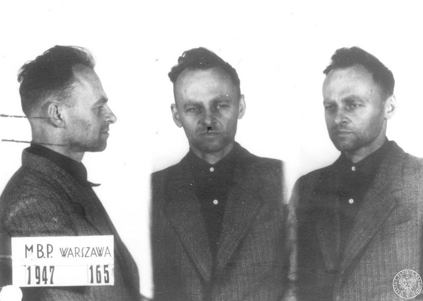 Witold Pilecki po aresztowaniu przez MBP. Więzienie mokotowskie (1947) / fot. Wikipedia 