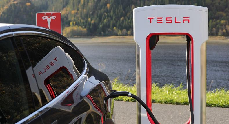 The Tesla electric vehicles and new lithium-ion battery technology