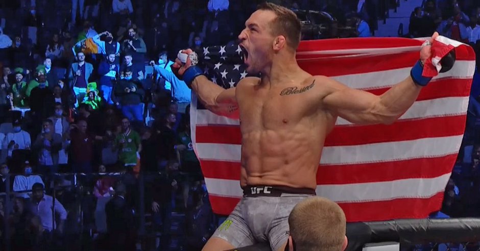 UFC 257: Michael Chandler znokautował Dana Hookera w swoim debiucie w oktagonie!