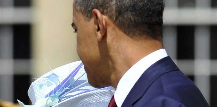 Zjawiskowa Michelle Obama z mężem w Londynie