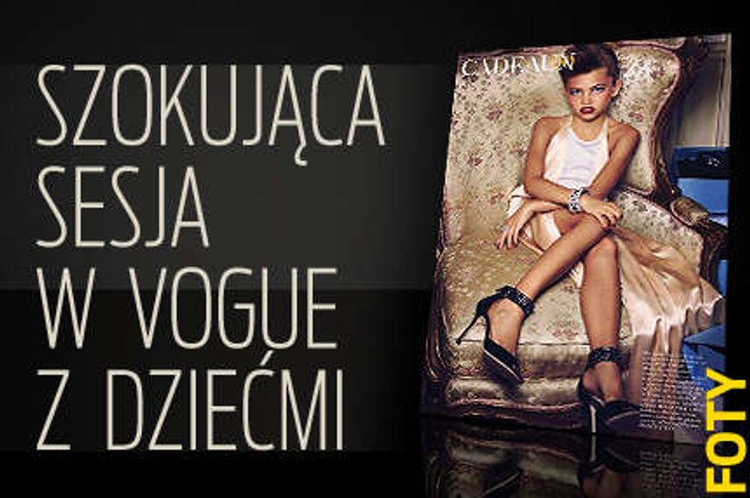 Szokująca sesja w Vogue z dziećmi. FOTY