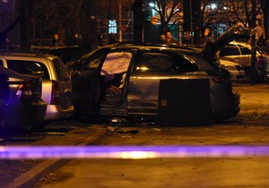 Eksplozija dzipa u Novom Sadu