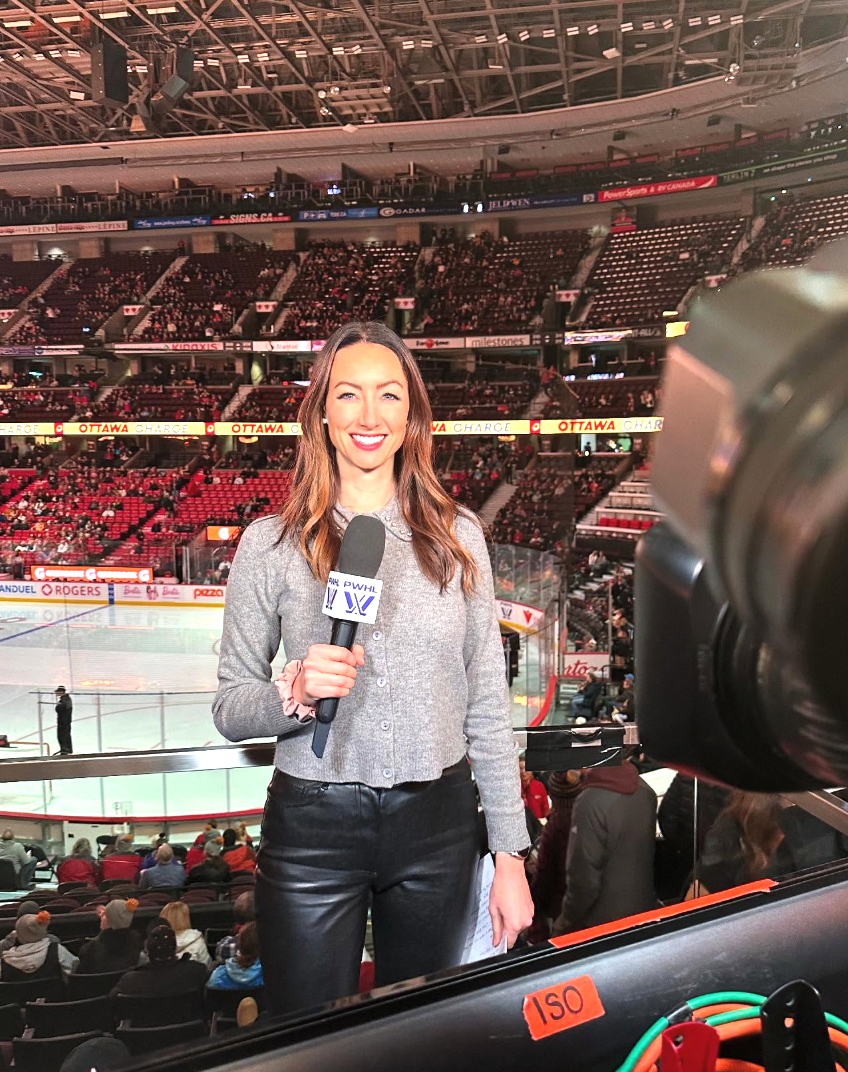 Kanadská reportérka Claire Hanna.