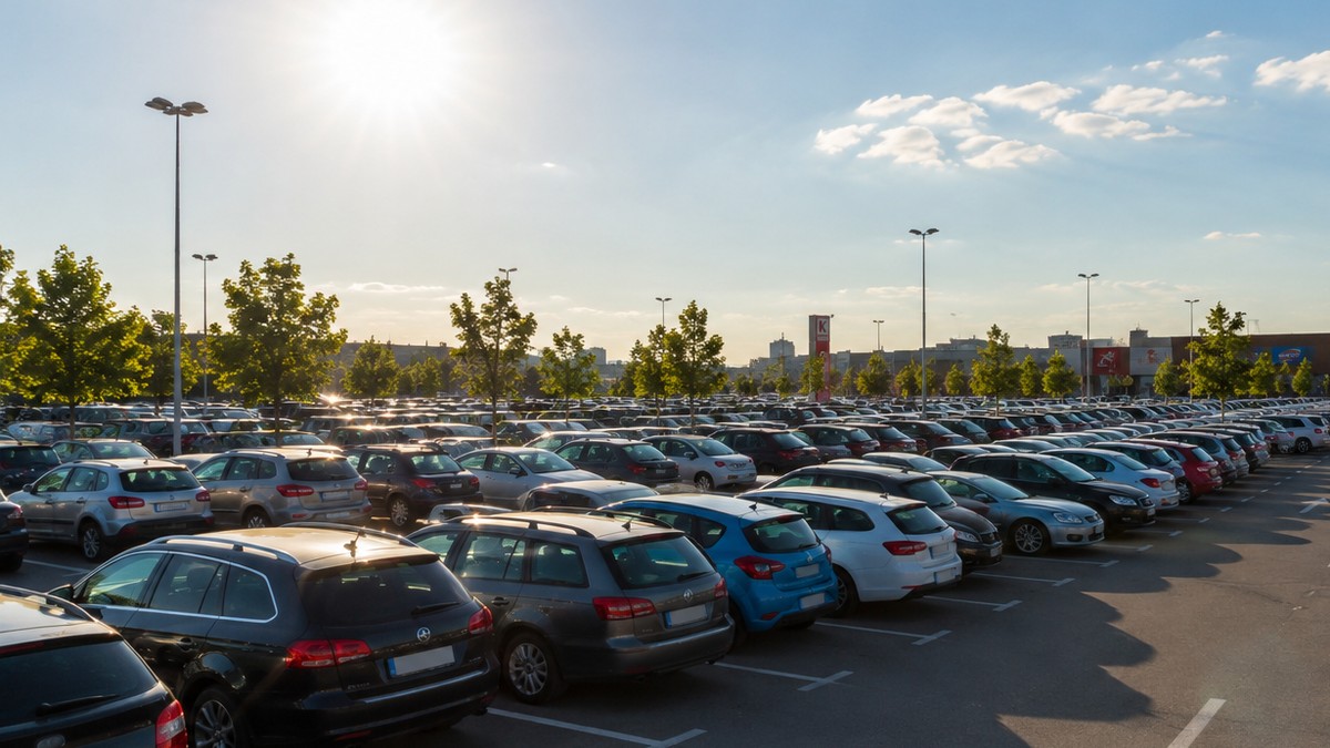 Parking - ilustracija
