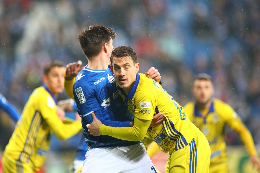 Pilka nozna. Ekstraklasa. Lech Poznan - Arka Gdynia. 03.03.2019