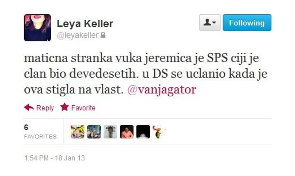 Biljana Srbljanović se osvrnula i na stranačku istoriju Vuka Jeremića