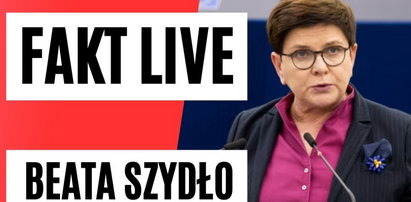 Fakt LIVE 25.04. Gościem programu będzie Beata Szydło