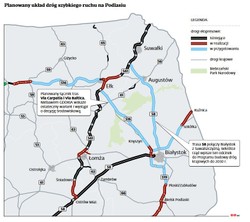 Podlaskie drogi zyskają militarne znaczenie? Budowa obu odcinków wzbudza jednak kontrowersje [MAPA]